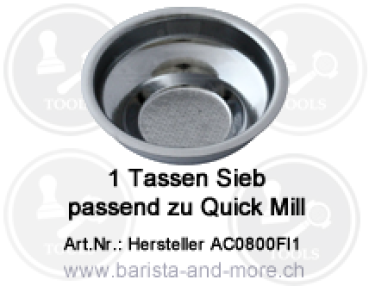 Quick Mill Sieb 1 Tasse